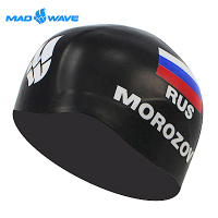 俄羅斯 邁俄威 成人矽膠泳帽 MADWAVE MOROZOV R-CAP