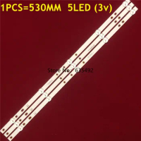 10 PCS/lot 5LED(3V) 530mm LED Backlight strip for BAIRD TI5510DLEDDS DS55M78-DS02-V01 2W2006-DS55M7800-01