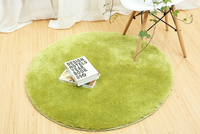 外銷日本等級 出口日本 直徑 100 CM 圓形 高級純色 防滑超柔 絲毛地毯 (客戶訂製款)