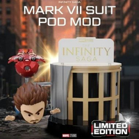 BNS Series Beast Kingdom Mea-058 The Infinity Saga Stark Tower Tony Stark & Mark Vii Suit Pod Mod