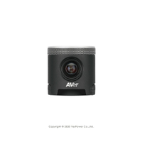 AVer CAM340+ 超廣角4K小型會議 USB雲端視訊攝影機/4K UHD/4倍變焦/120°廣角/定焦鏡頭