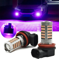 Lampu kabus pengganti reka bentuk tidak polar, 2 x mentol LED H11 (H8/H9), lampu kabus 12 V DC, peng