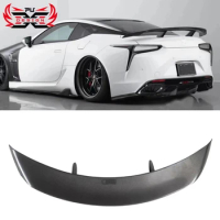 High Quality Carbon Fiber Rear Trunk Wing For Lexus LC500 LC500h Bodykit Tail Wing Rear Spoiler Lip Wings Ducktail