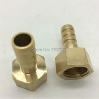 free shipping copper fitting 8mm Hose Barb x 1/4" inch Female BSP Brass Barbed Fitting Coupler Connector Adapter