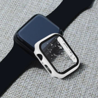 For Apple Watch Case 44mm 40mm 38mm 42mm For iwatch Case Screen Protection Bumper Tempered Glass Apple Watch Series 6 se 5 4 3 2