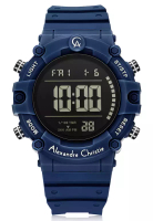 Alexandre Christie Alexandre Christie - Jam Tangan Pria - Blue - Rubber Strap - 9386 MHRIPBABU