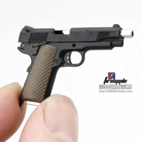 1/6 WWII Soldier Weapon US Captain Colt M1911 Automatic Mini Pistol For 12inch Collectible Action Figure Accessories Scene Props