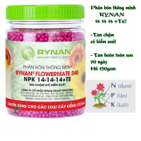 Phân npk tan chậm Rynan 14-14-14+TE,phát triển cây toàn diện,hũ 150 gam