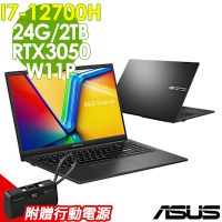 ASUS  Vivobook 16X K3605ZC-0352K12700H (i7-12700H/8GB+16GB/2TB SSD/RTX3050-4G/W11P)特仕獨顯筆電