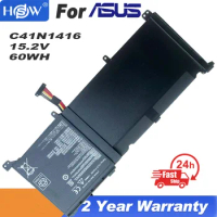 60Wh C41N1416 Laptop Battery For ASUS ZenBook Pro G501 G501J G501VW G501VJ G501JW G601J N501J UX501J UX501LW N501L 15.2V