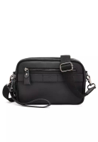 Jack Studio Men's Cow Leather Dual Compartment Sling Crossbody Clutch Bag BAI 50519