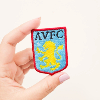 Football Patch Bordir Aksesoris Emblem Iron On Aston Villa