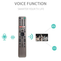 New Voice Remote RMF-TX611E for Sony Bravia Voice Bluetooth TV Remote Control with Backlights
