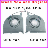 Laptop Cooling Fan Cooler Radiator for Gigabyte RX7G RP75XA RP77XA RP77 RP75W Aorus 15G 15P 17G PLB07010S12HH CPU GPU Cool Fans