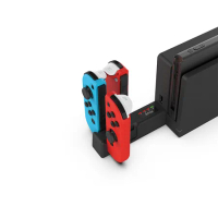 iPlay Switch Nintendo NS Joy-con便攜式座充迷你款顯示面板可同時充4支Joy-con