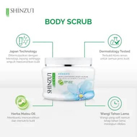 SHINZUI Skin Lightening Body Scrub - Lulur Badan 200 gr / Lulur - Shinzui Kensho