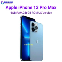 Original Apple iPhone 13 Pro Max 6GB 128/256/512GB ROM Genuine OLED A15 iOS Face ID NFC 98% New Unlo