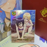 Anime Attack on Titan SKP GP CP PR series collection card Mikasa Ackerman Eren Jaeger Christmas birthday gift Board game card