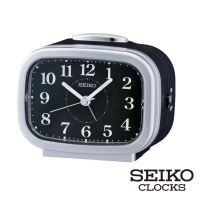 【SEIKO 精工】貪睡功能 靜音鬧鐘時鐘 QHK060A.QHK060B.QHK060J.QHK060Q(清楚大數字 燈光照明功能SK048)