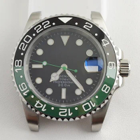 40mm NH35 Case Men's Watch Stainless Steel Sapphire Glass for Seiko Submariner GMT Seiko NH36 Movement Watch Parts Replacements