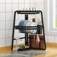 收納架 廚房水槽置物架折疊瀝水架收納廚房轉角濾水架晾放碗碟架瀝水碗架