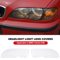 CS Car Headlight Light Clear Lens Covers Headlight Lamp Cover for BMW 3 Series E46 318i 320i 325i 4 
