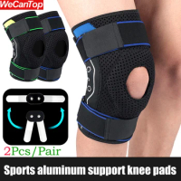 1Pair Professional Hinged Knee Braces Sleeves Support with Side Stabilizers &amp; EVA Pads,for Knee Pain,Arthritis,Joint Pain Relief