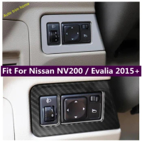 Head Light Lamp Switch Button Cover Trim Fit For Nissan NV200 / Evalia 2015 - 2019 Interior Accessories