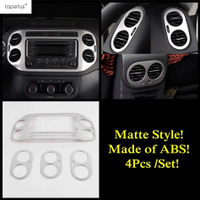 belook แผงครอบช่องระบายอากาศแอร์แบบควบคุมกลาง วัสดุ ABS สำหรับ Volkswagen VW Tiguan MK1 ปี 2008 - 20