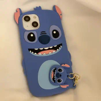 Stitch Cell Shell Kawaii Cute Phone Case Iphone1314Promax Protective Case Anime Figure Y2K Girls Smartphone Accessories Gifts