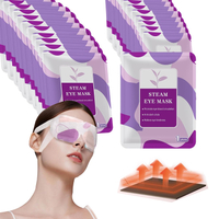50 Packs Steam Eye Mask for Dry Eyes Self Heated Warm Compress Lavender Scented Hypoallergenic Non F