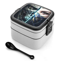Dishonored 2-Corvo Emily Bento Box New Student Camping Lunch Dinner Lunch Boxes Dishonored 2 Corvo Emily Cover Personalized