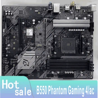 B550 Phantom Gaming 4/ac Phantom Gaming 4 Used Motherboard Socket AM4 B550 Original Desktop PCI-E 4.0 m.2 Mainboard