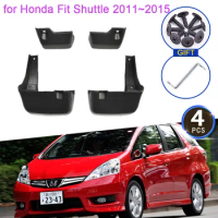 for Honda Fit Shuttle Hybrid RU 2012 2011~2014 2013 Mud Flaps Mudguards Splash Guards Front Rear Wheels Fender Flare Accessories