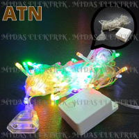Lampu Tumblr Dekorasi Hias Natal LED Twinkle Light Warna Warni Rainbow - ATN