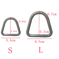 2pcs 6 pcs Plastic side mount D-Ring rope line D ring for Kayak Fishing Boats Inflatable Dinghy Canoe