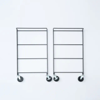 【MUJI 無印良品】SUS推車側片/附輪/黑