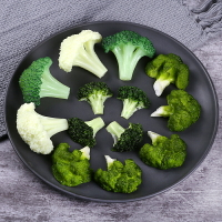【滿299出貨】仿真西藍花模型白花菜瓣塊果蔬食物西餐牛排菜品擺件裝飾道具【仿真菜】【仿真模型】【仿真食品】