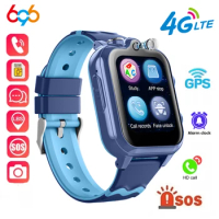 4G Children's Smartwatch With GPS Positioning Kids AGPS LBS SOS Dual Camera Smart Watch Waterproof 900mAh Music Playback Student
