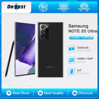 Samsung Galaxy Note 20 Ultra 5G Snapdragon N986U N986U1 6.9" 12GB RAM 128GB 108MP+Dual 12MP Esim OctaCore Original Cell Phone