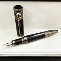MOM Rudyard Kipling Forest Wolf Statue MB Celebrity Series Fountain Pens Luxury Ballpoint Rollerball Writing Stationery Gift