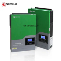 WHC New Products 3kva 3.5KW 3500W MPPT Hybrid Solar Power Inverter AC DC 24V DC To 220V AC Grid Tie UPS Battery Solar Inverter