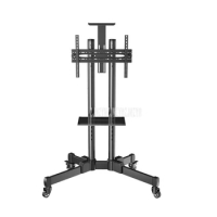 1.8m Height TV Stand Rack Mount Bracket With Wheel Design Movable 32-70 inch Universal TV Stand Bracket for LED LCD Screen