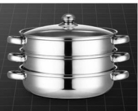 不銹鋼多層蒸鍋湯鍋（加厚三層28CM）#DADADI