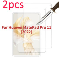 2 Packs 9H Tempered Glass Protective Film For Huawei MatePad Pro 11 2022 Screen Protector GOT-W09 GOT-W29 GOT-AL09 GOT-AL19