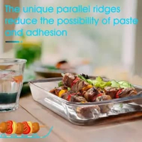 Square Baking Tray 1LT Pan Loyang Kue Tahan Panas Oven Microwave / Serving Dish Segi Kotak Piring Ma
