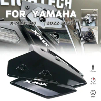 For YAMAHA XMAX300 Xmax 300 xmax300 2022-2023 Motorcycle Front Screen Windshield Fairing Windshield Black Acrylic deflector