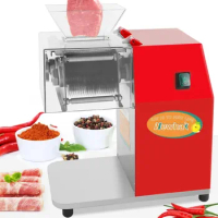 850W Meat Cutter Machine, Commercial Meat Cutting Machine 5mm/0.2inch Heavy Duty Stainless Steel Meat Slicer Shredder Restaurant