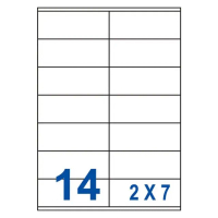 【Unistar裕德標籤】US4452 多功能白標14格 105x42mm -1000張/箱(A4/貼紙/標籤紙/防溢膠/無刺鼻味)
