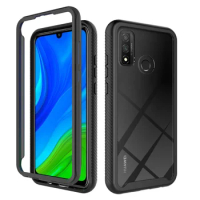 Hybrid Rugged Armor Shockproof Case For Huawei P Smart 2020 Y9 Prime 2019 TPU Frame Hard Plastic Transparent Acrylic Back Cover